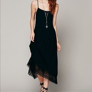 Free People Easy Breezy Crochet Slip Dress